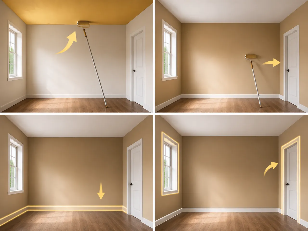 Como pintar casa por dentro: a ordem certa — etapa do processo