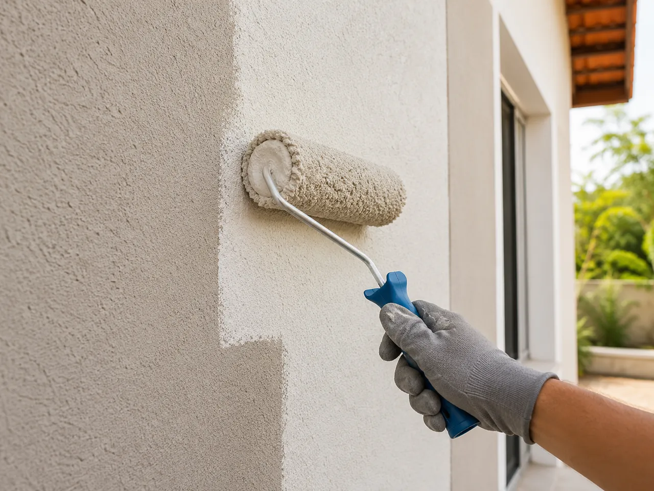 Como pintar muro externo do jeito certo — etapa do processo