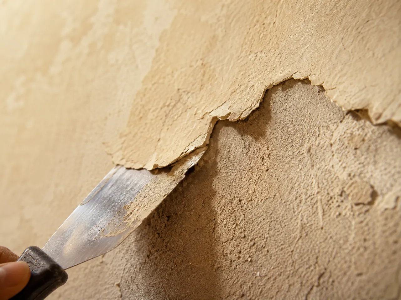 Como pintar parede descascando — etapa do processo